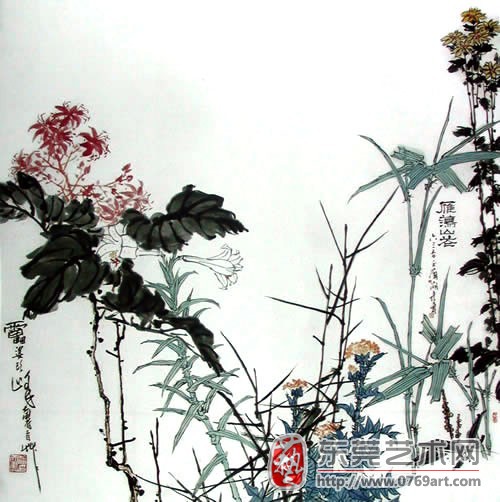 国画百年花鸟篇《三》 - 猜猜 - 梦