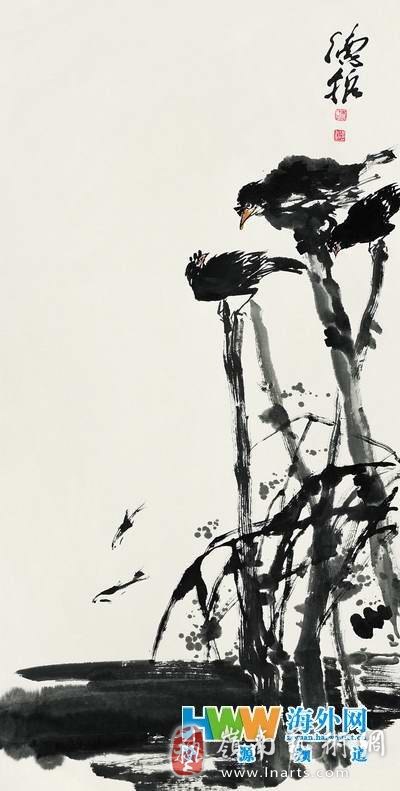 子望(中国画) 李德哲