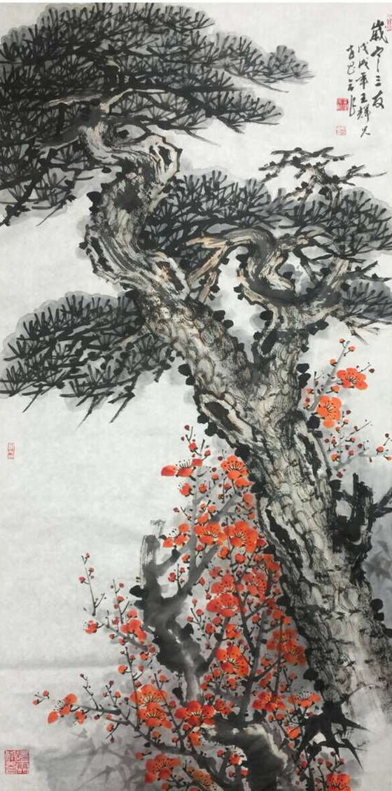 王辉是幸运的,他出生于绘画世家,自幼受母亲,著名画家王烈侠先生熏陶